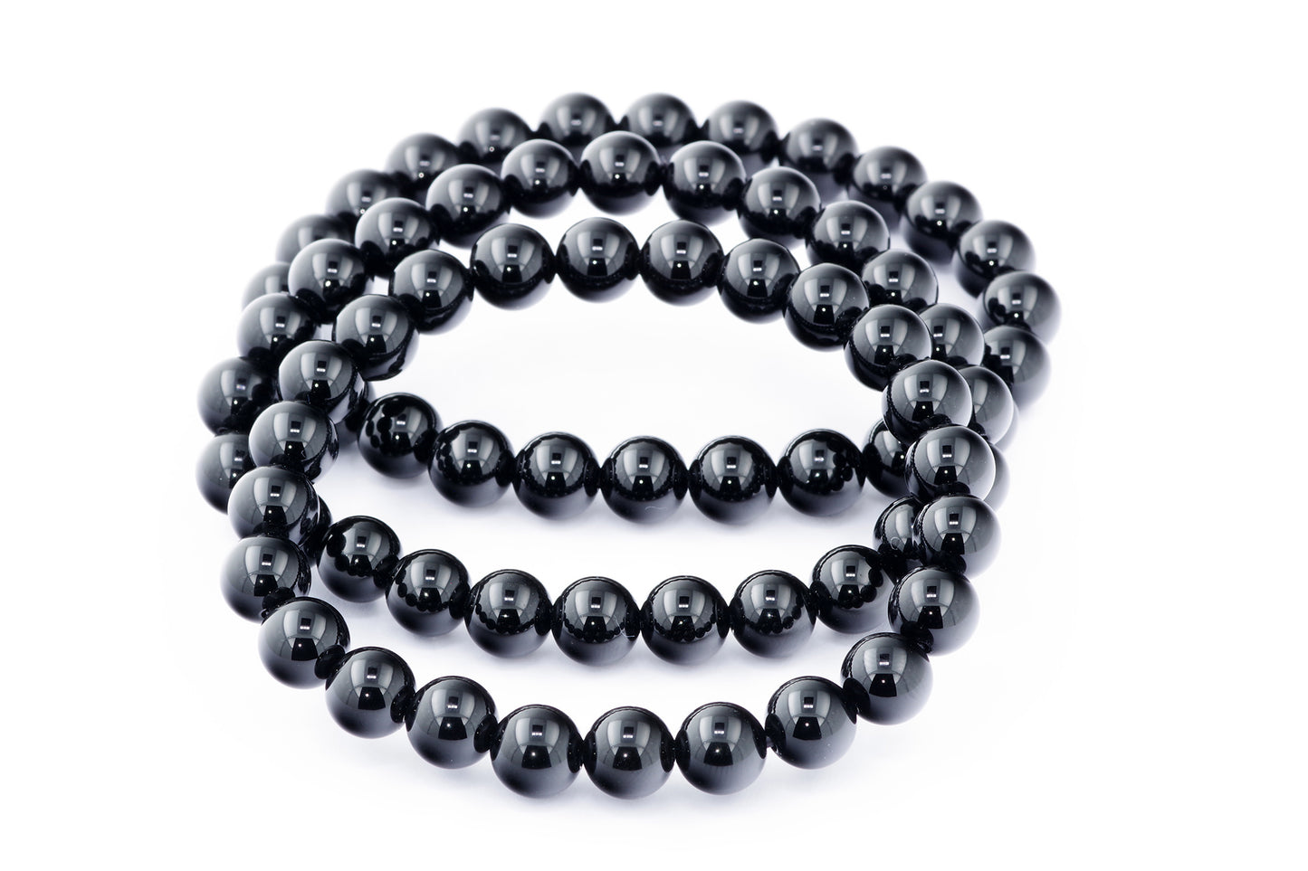 Bracelet onyx noir – 8mm