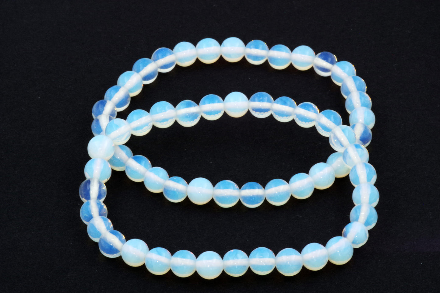 Bracelet opale de verre – 6 mm