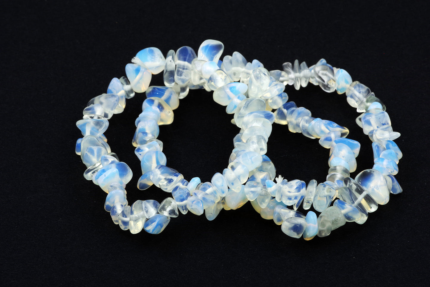 Bracelet opale verre – Chips