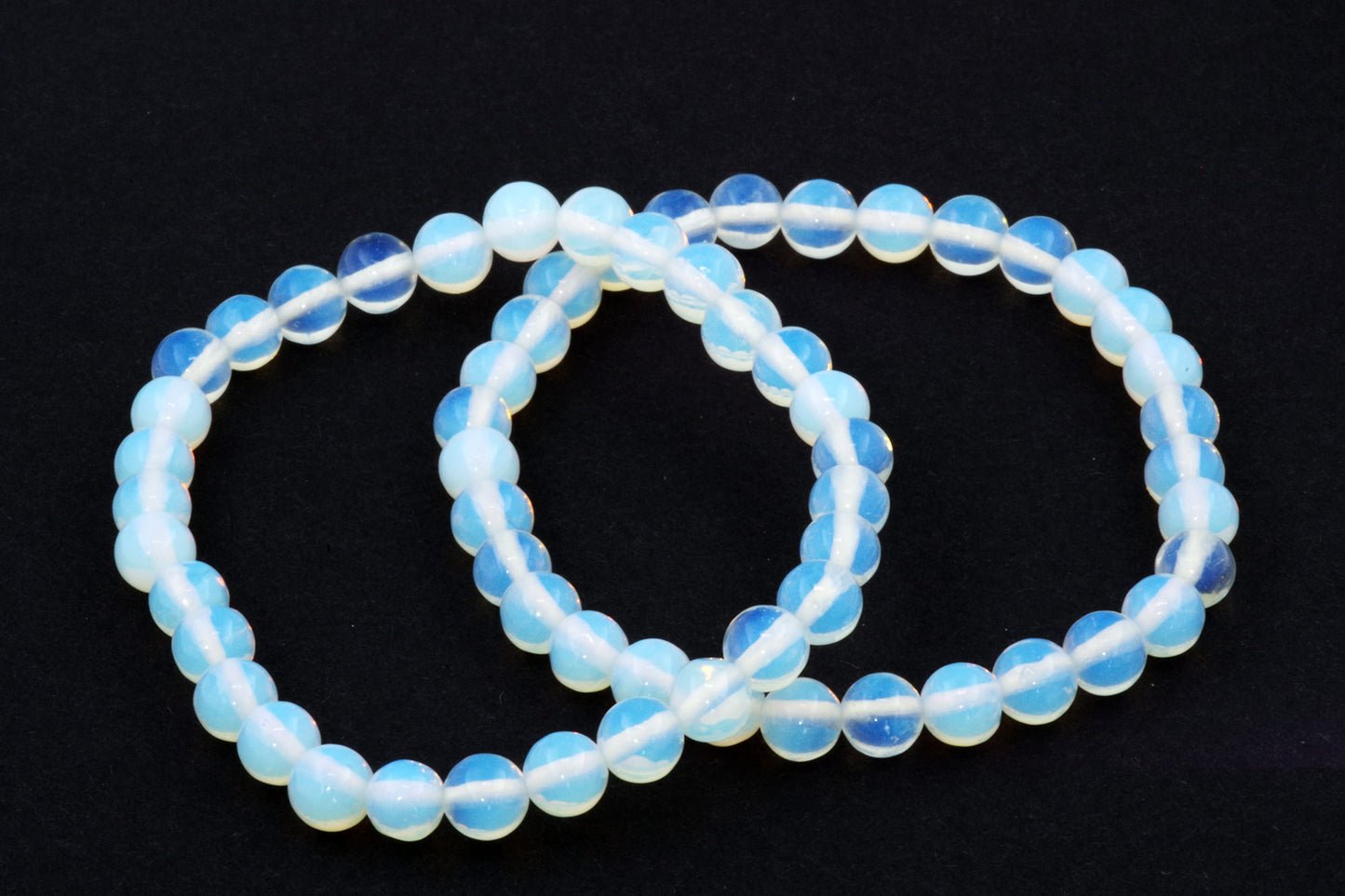 Glass opal bracelet – 6mm