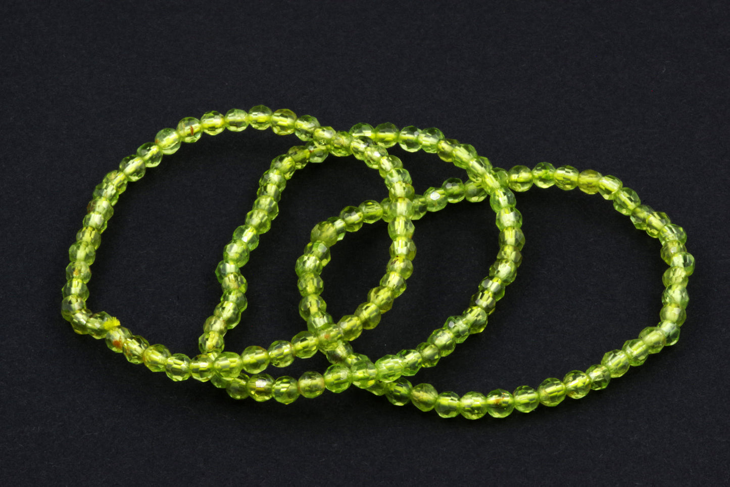 橄榄石手链 – 3-4mm
