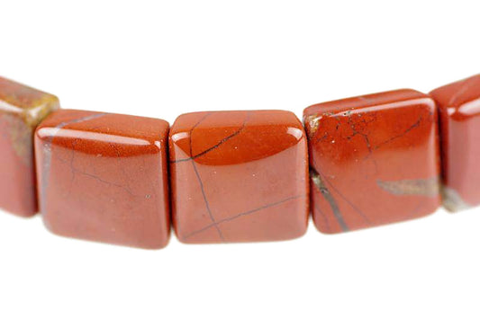 Red Jasper bracelet – Square