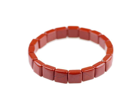 Red Jasper bracelet – Square