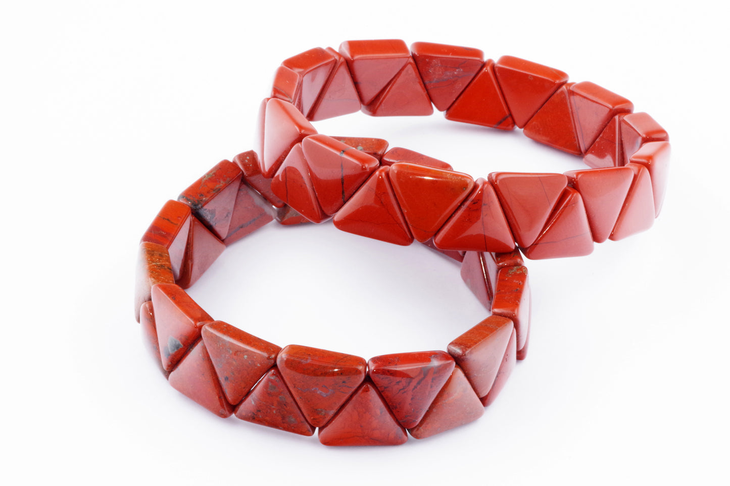 Bransoletka z czerwonego jaspisu – Trójkąt