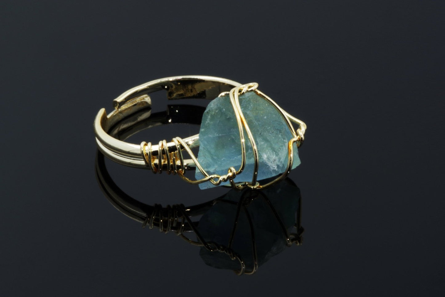 Fluorite Ring - Braided