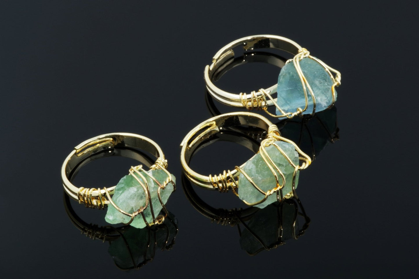 Fluorite Ring - Braided