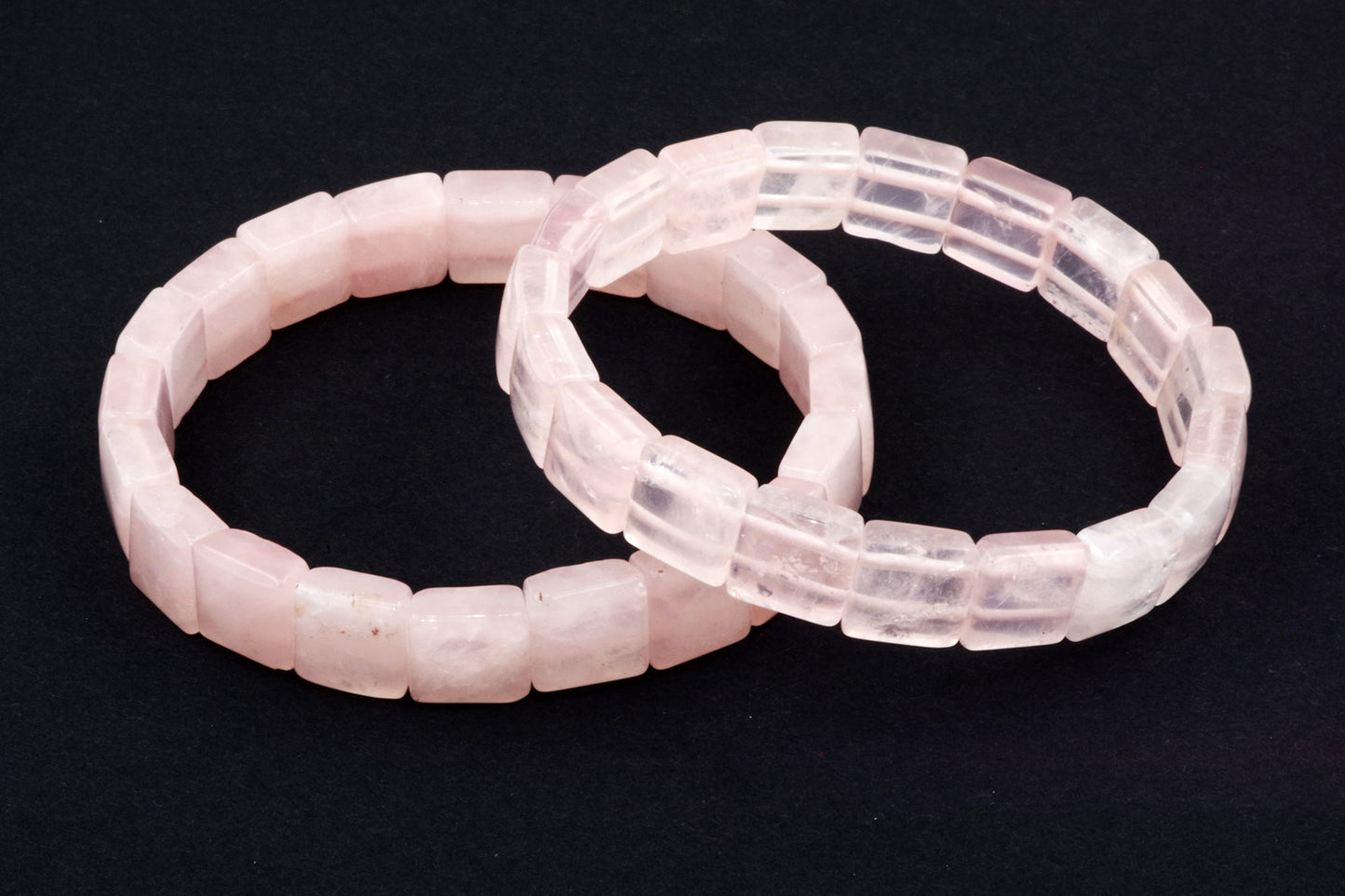 Bracelet quartz rose – Carré