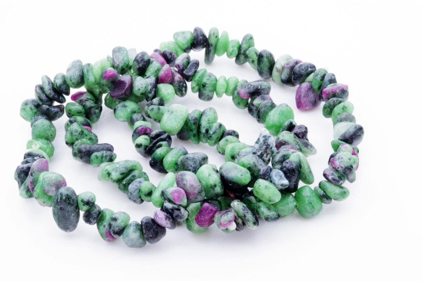 Ruby with zoisite bracelet – Chips