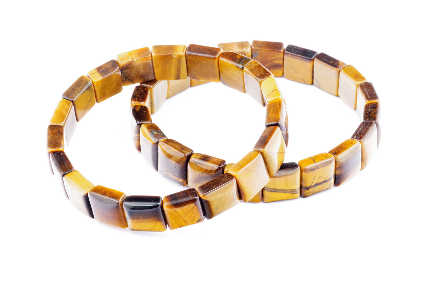 Tijgeroog armband – Vierkant