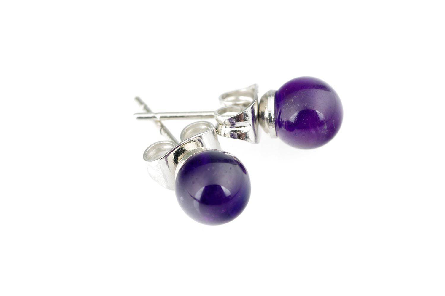 Amethyst earrings – 6mm