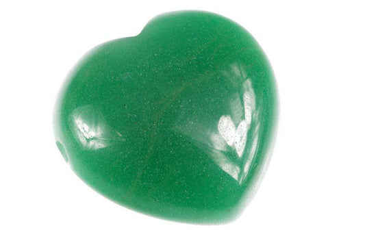 Aventurine pendant – Heart