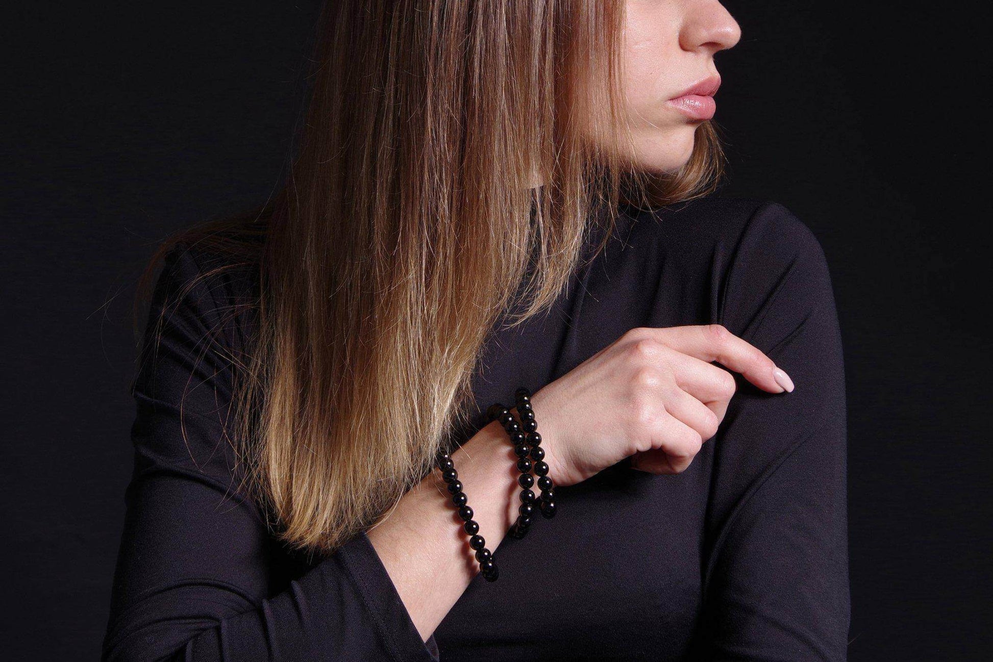 Black onyx bracelet – 8mm