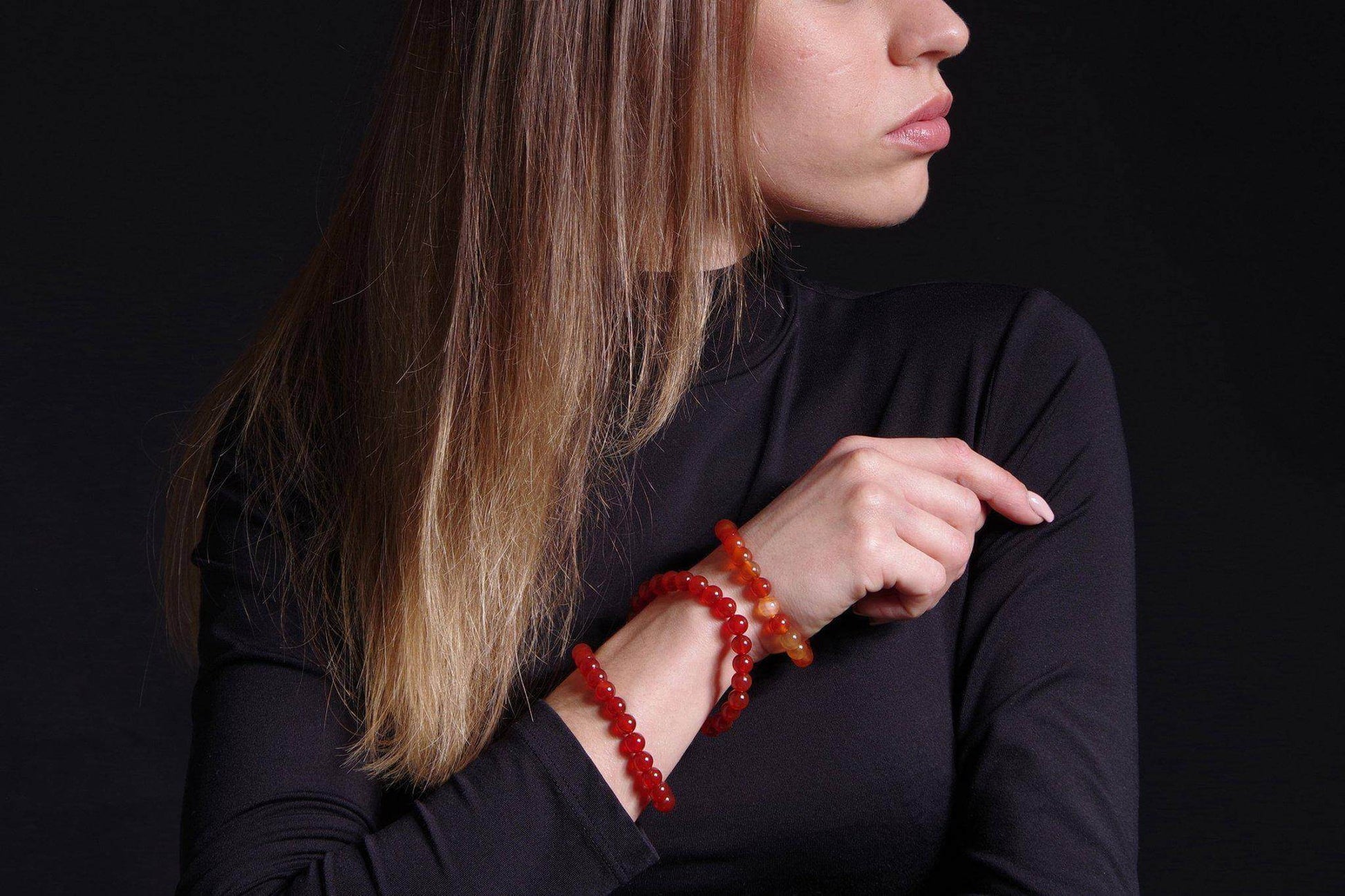 Carnelian bracelet – 8mm