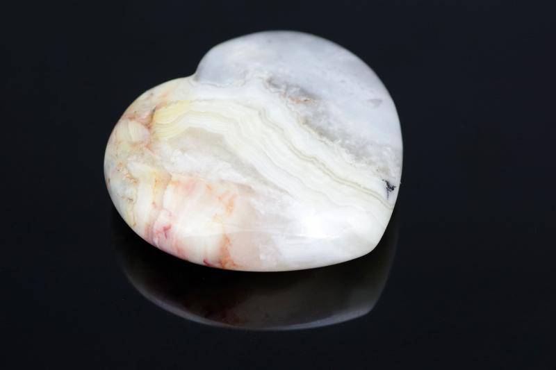 Crazy lace agate – Heart