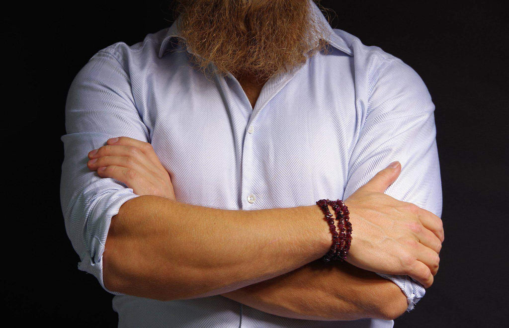 Garnet bracelet – Chips