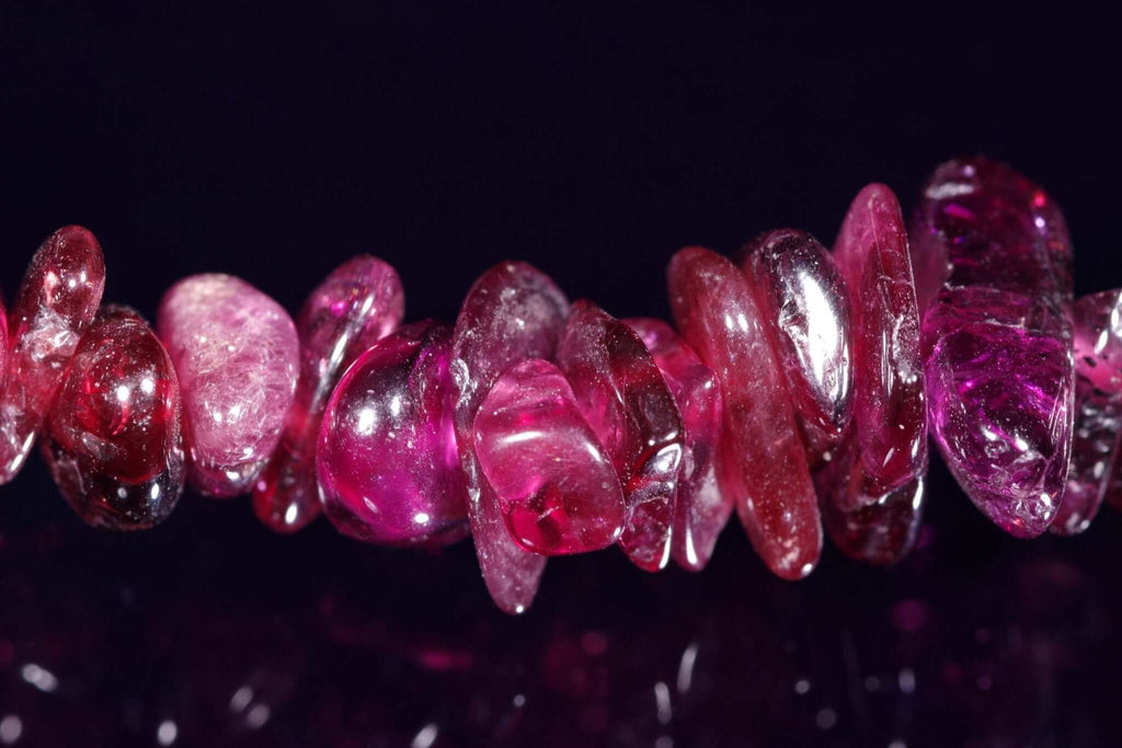 Garnet bracelet – Chips