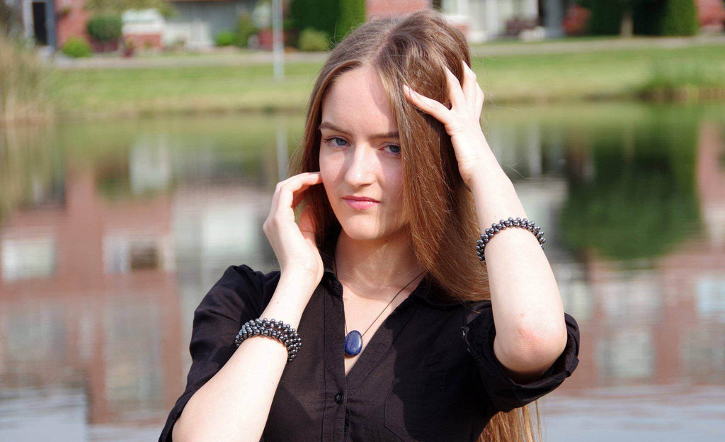 Hematite bracelet – DNA