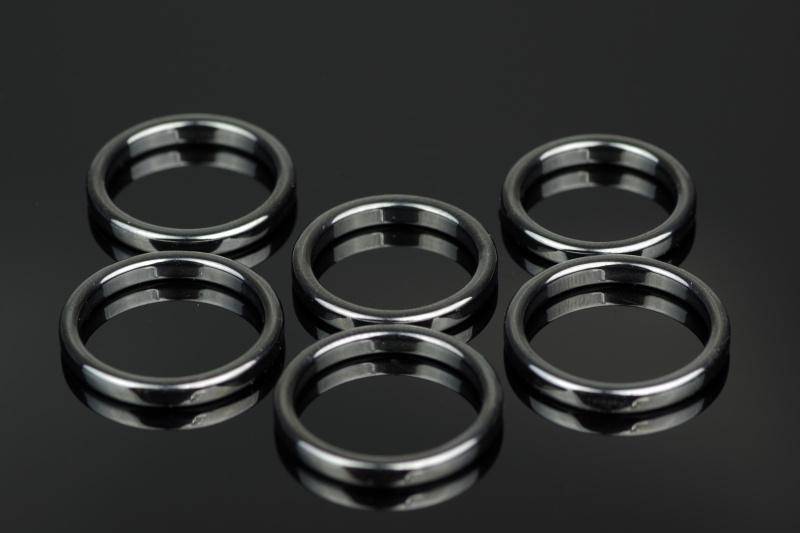Hematite ring – Flat 3mm