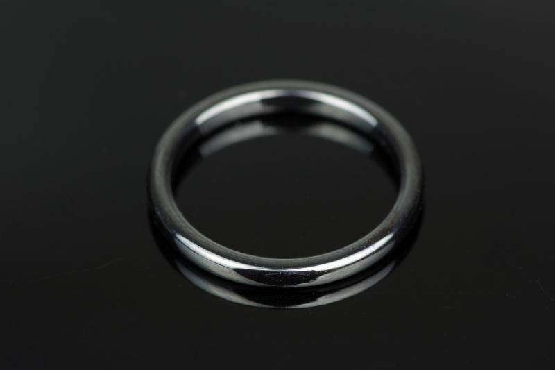Hematite ring – Flat 3mm