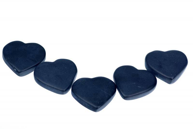 Hot massage stone – heart 30mm