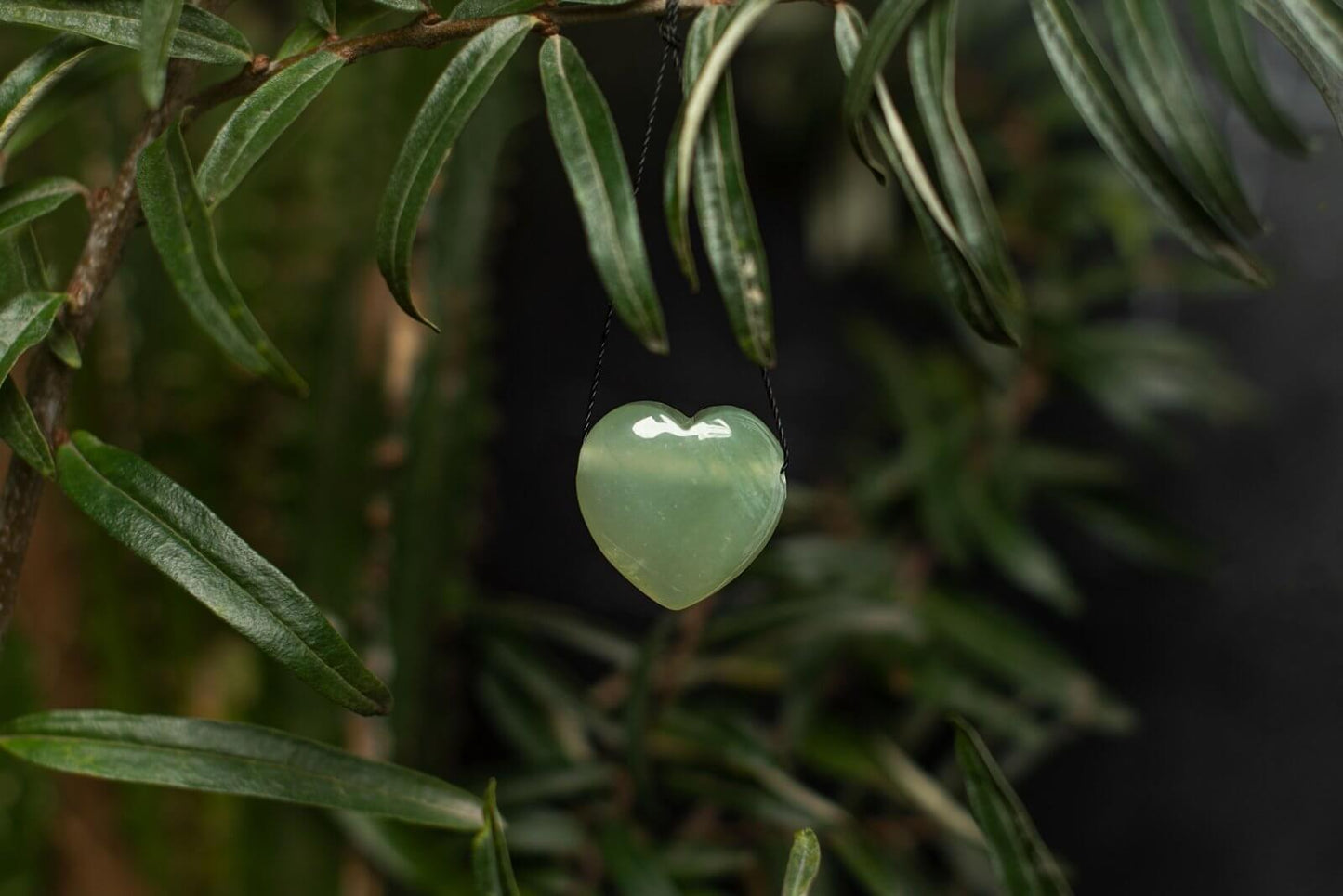 Jade pendant – Heart