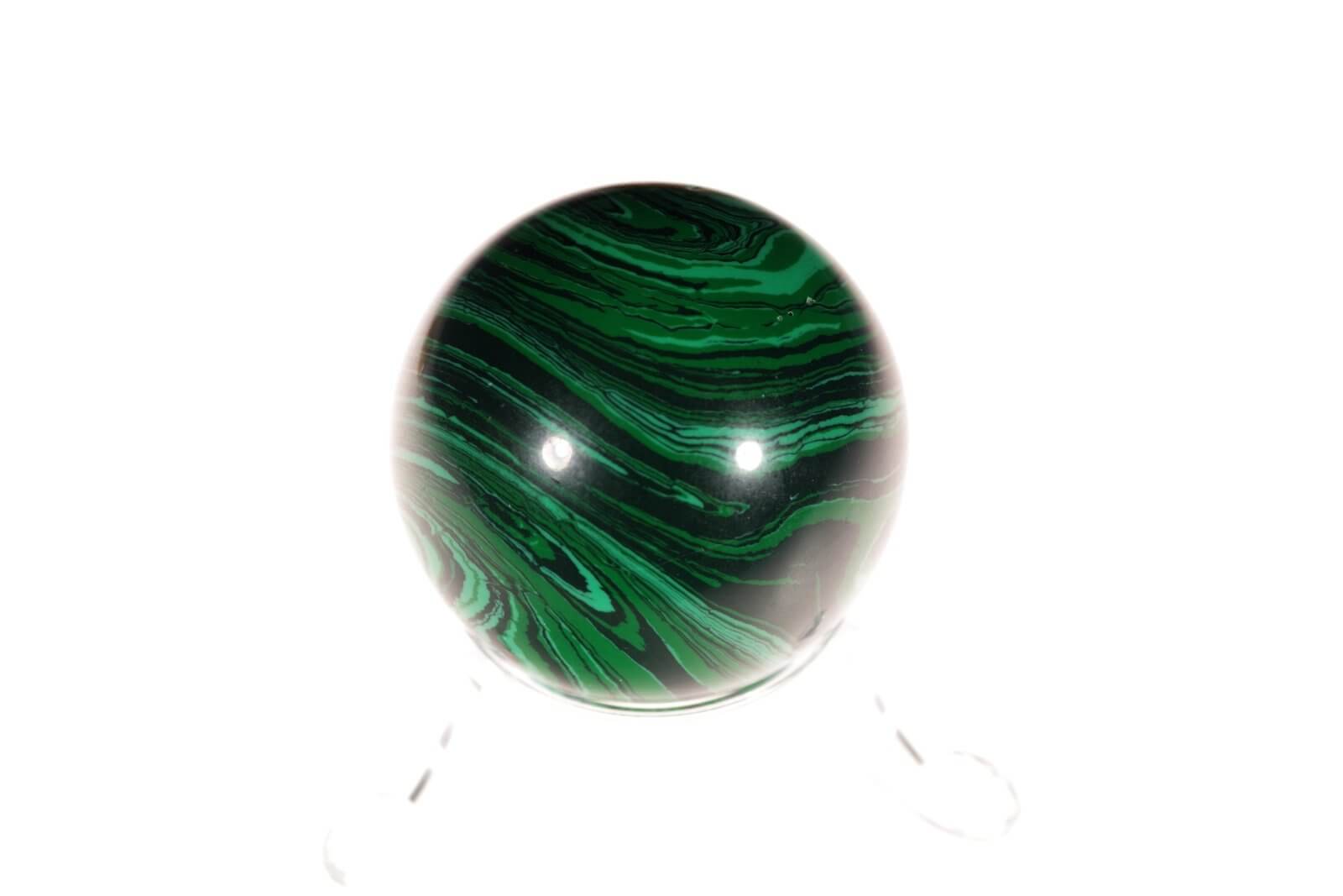 Malachite imitation sphere – 40mm