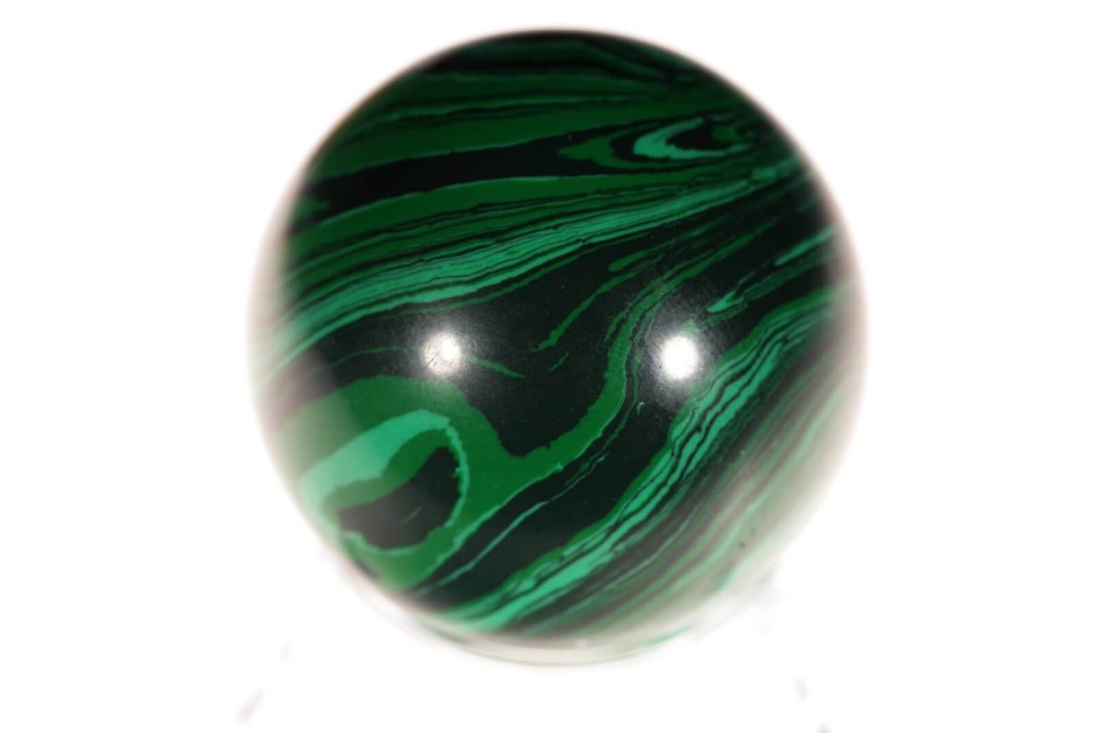 Malachite imitation sphere – 40mm