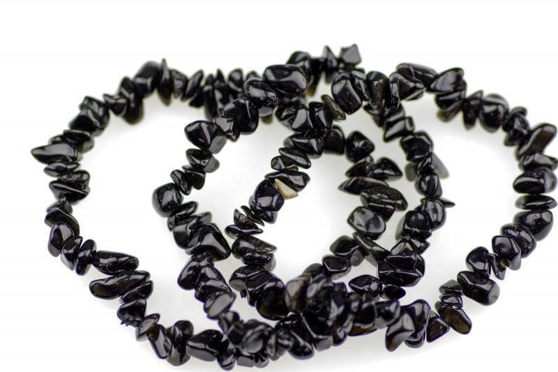 Obsidian bracelet – Chips