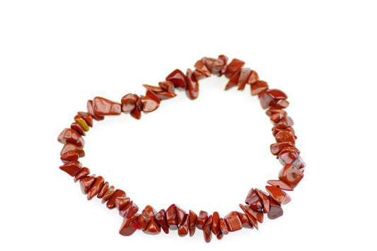Red jasper bracelet – Chips