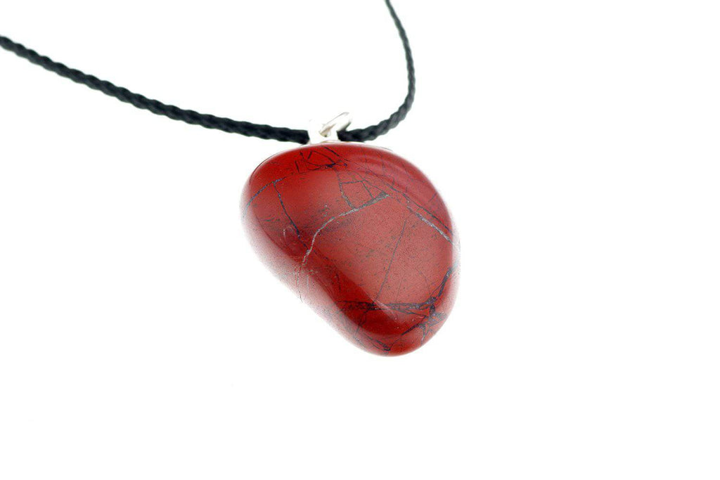 Red jasper pendant – Pebble