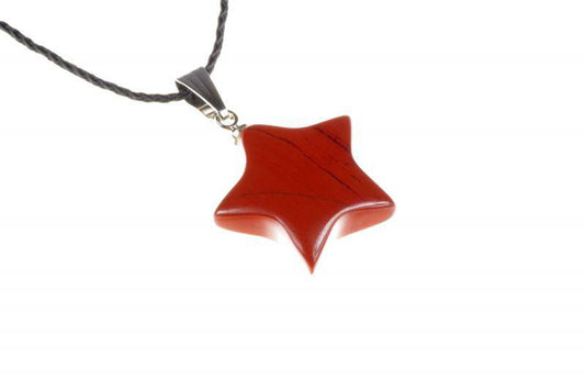 Red jasper pendant – Star