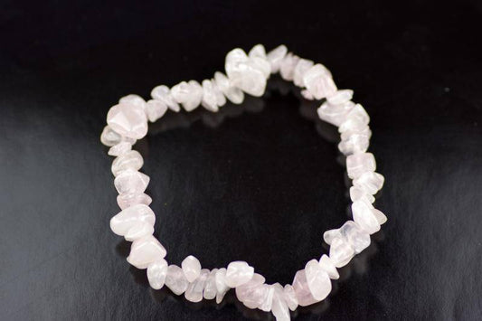 Rose quartz bracelet – Chips