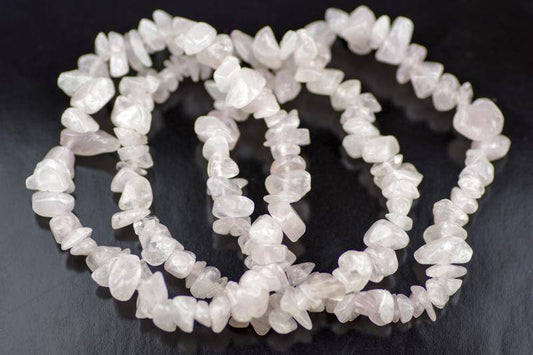 Rose quartz bracelet – Chips