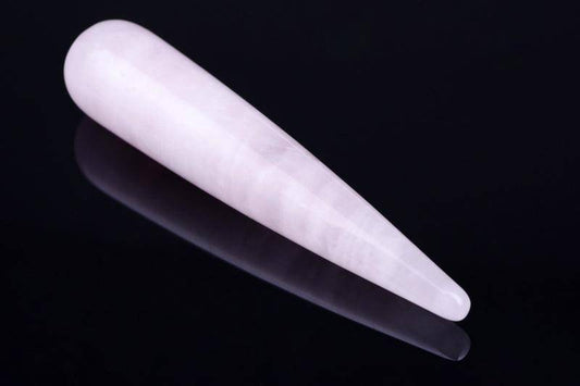 Rose quartz massage stick – 9cm