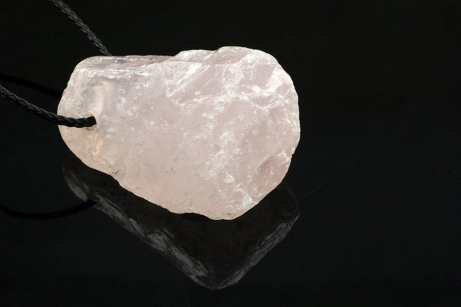 Rose quartz pendant – Natural