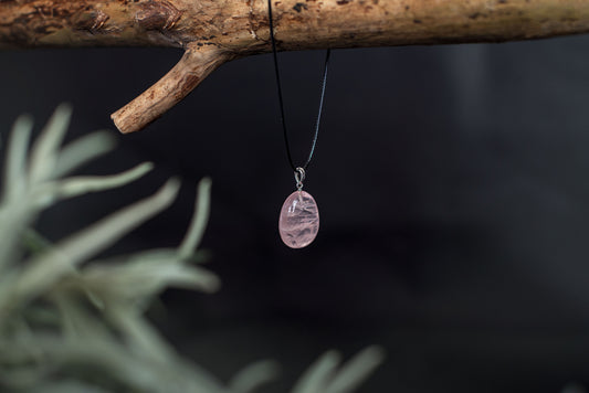 Rose quartz extra – 925 silver - www.Crystals.eu