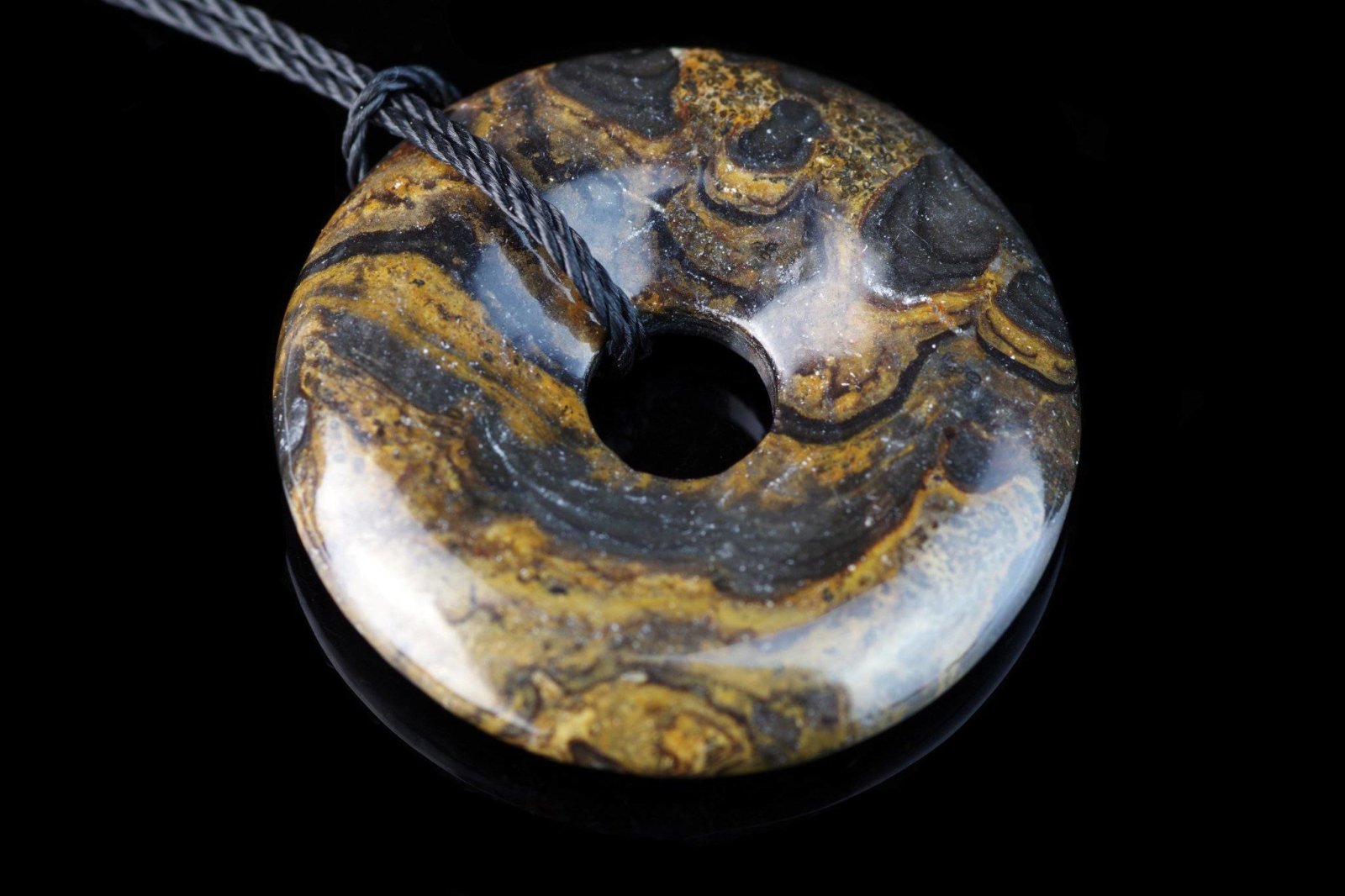 Stromatolite pendant – Donut 30mm