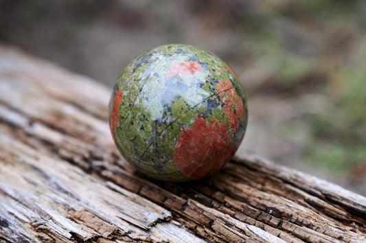 Unakite sphere – 40mm