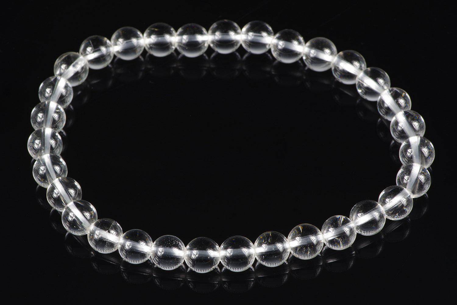 Quartz bracelet – 6mm - www.Crystals.eu